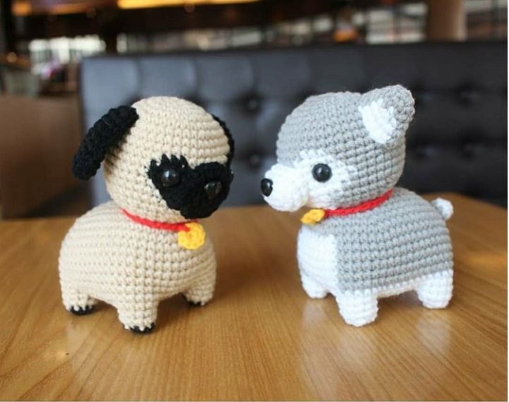 amigurumi dog pattern crochet patterns knittingday tejidos toy mini knitting dolls kawaii tablero seleccionar indulgy doggy diy