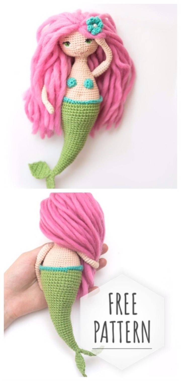 crochet mermaid amigurumi
