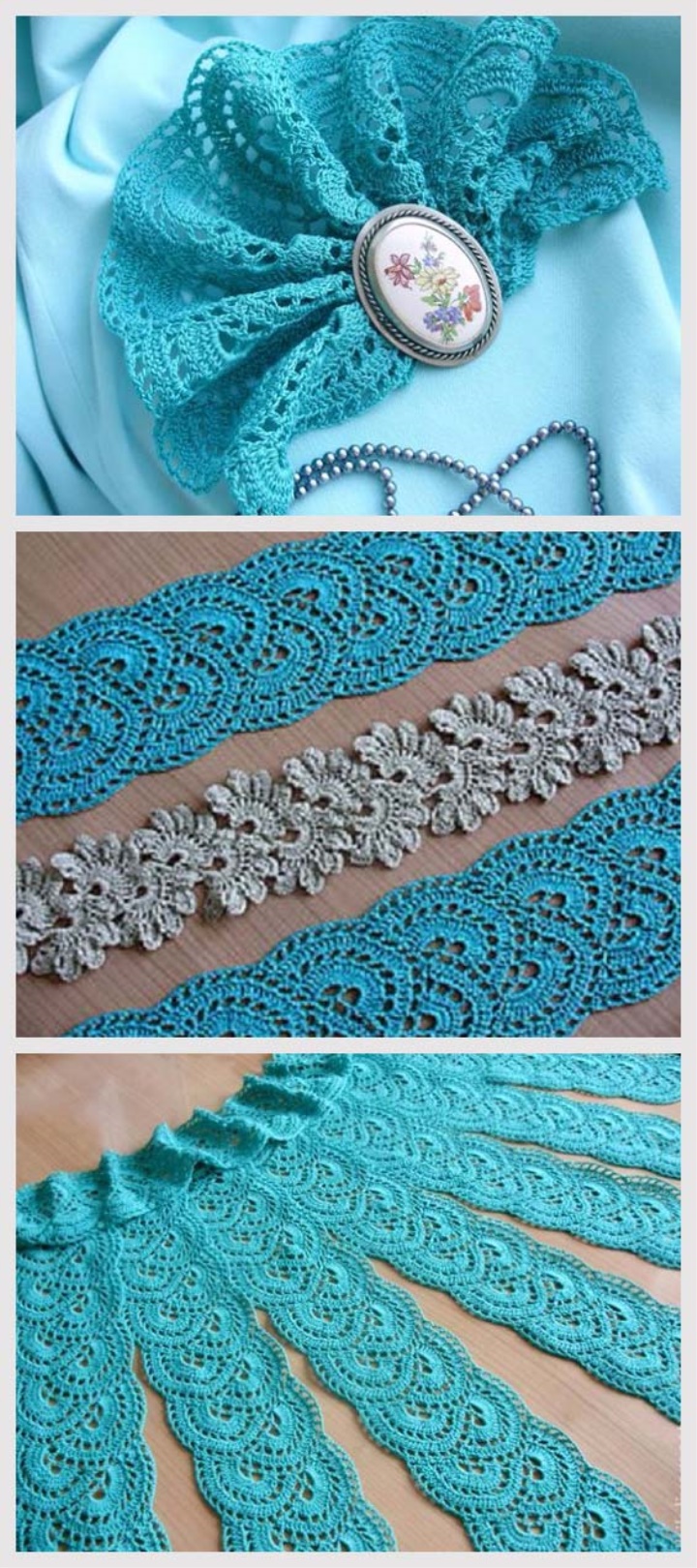 Crochet lace ribbon, Crochet lace tape pattern tutorial