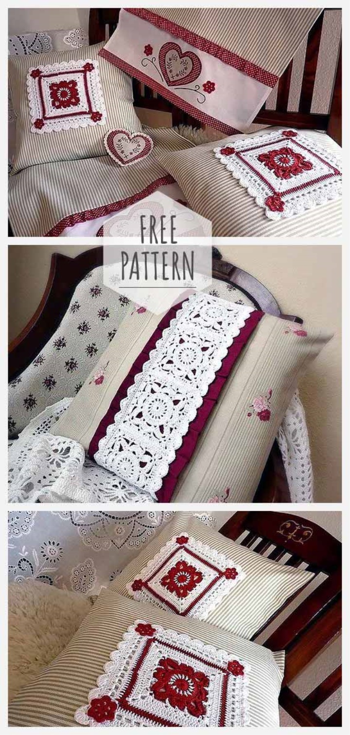 Pin by Yasmincebe on dolly  Crochet pillow pattern, Vintage crochet  patterns, Crochet stitches symbols