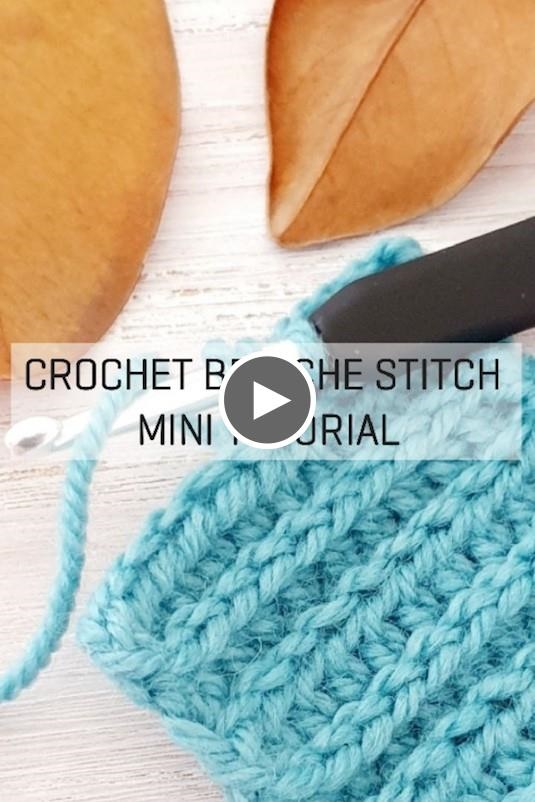 Tunisian Crochet Brioche Stitch 