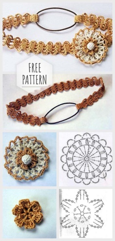 Crochet Wriststrap Free Pattern