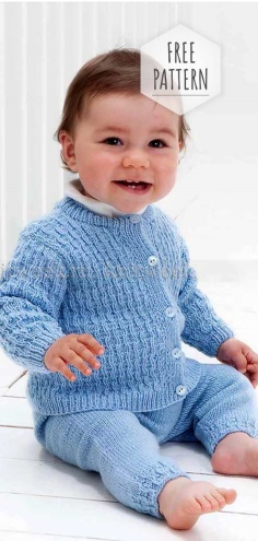 Knitted Costume for Baby Pattern
