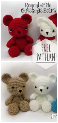 Crochet toys  bears 