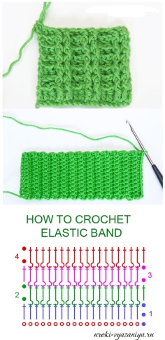 HOW TO CROCHET AN ELASTIC BAND
