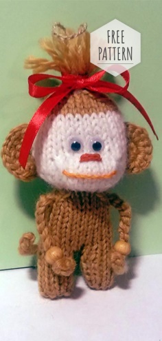 Knitting Funny Monkey Free Pattern