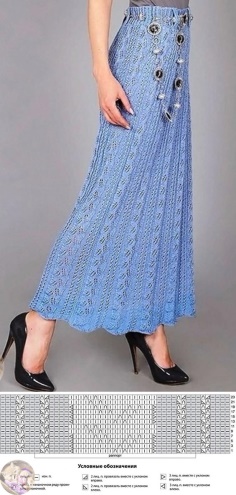 Beautiful Crochet Skirt with Pattern