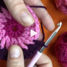 How to knit flower edge stitch video tutorial
