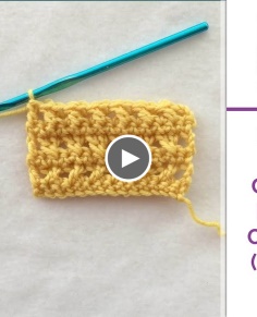 How to Work Crossed Double Crochets 3 Ways