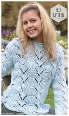 Blue cardigan crochet free pattern