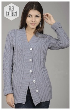 Gray jacket women free pattern