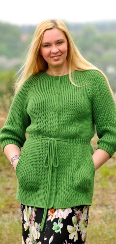 Knitted Women Jacket Sprout