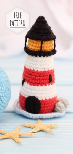 Crochet Toy Lighthouse Pattern