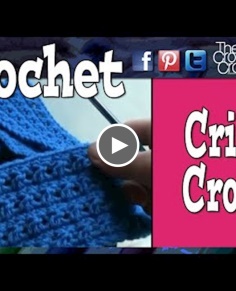 Crochet Criss Cross Stitch