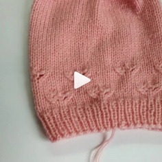 How to neatly hide the thread ends during knitting video tutorial