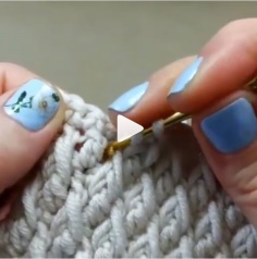 How to knit Alpine Stitch 