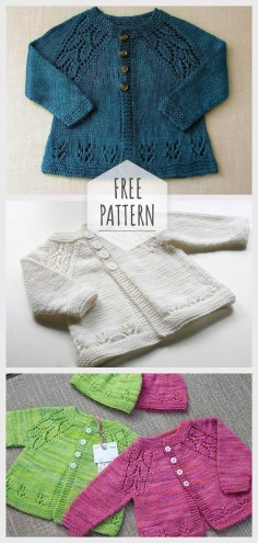 Knitting Baby Cardigan Pattern
