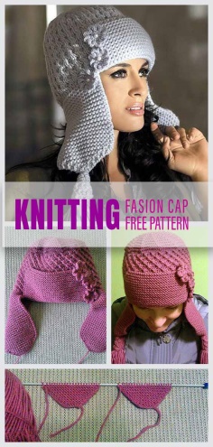 Knitting Fashion Cap Free Pattern