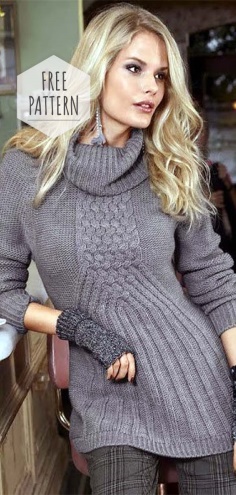 Knitting Tunic Sweater