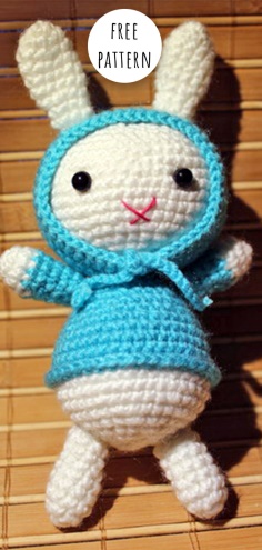 Amigurumi Bunny with Hood Free Pattern
