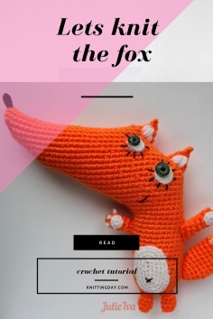 Lets knit the fox