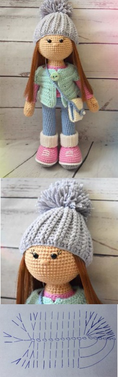 Step by Step Knitting Doll