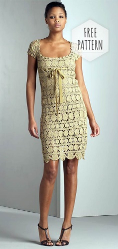 Beautiful Crochet Dress Free Pattern