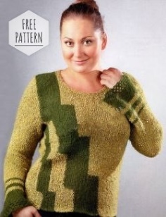 Graphic pullover free pattern