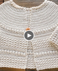 How to Crochet the Aunalie Baby Sweater