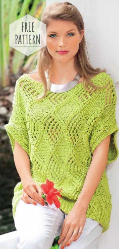 Knitting Pullover Free Pattern