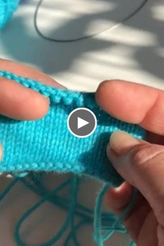 How to Make Knitting Facial Loops