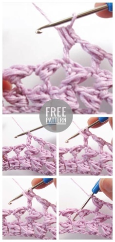 How to knit an associated crochet with a cap