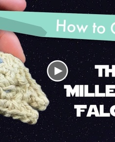 How to Crochet the Millenium Falcon  Amigurumi Pattern Tutorial