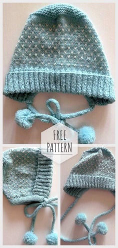 Knitted Beanie for Kids