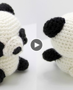 Panda Amigurumi Crochet Tutorial Part 1