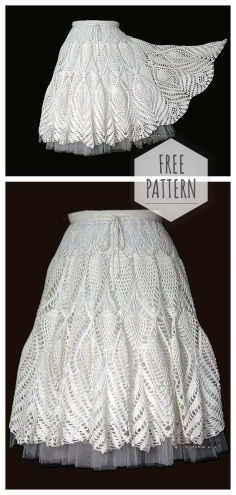 Crochet Skirt Free Pattern