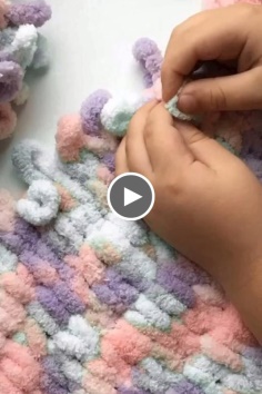 Little and Sweet Hands Knit Soft Blanket 