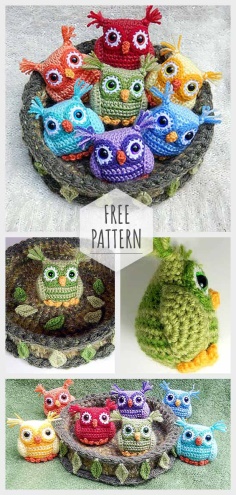 Crochet Toy Little Owl Free Pattern