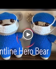 How To Crochet Frontline Hero Bear Beginner Friendly Crochet Amigurumi AND GIVEAWAY