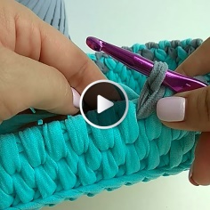 Knit Stitching Combine Two Colors