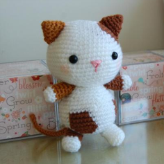 Kitten Crochet Toy