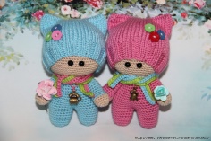  KNITTED TOY BABY DOLL