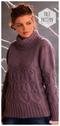 Sweater with knobs women