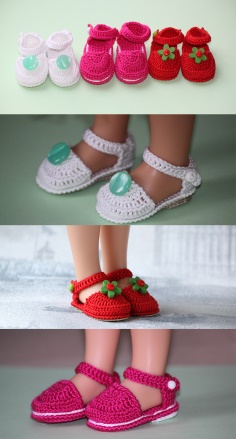 Booties For Dolls Pdf - Tutorial