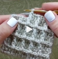 How to knit waffle stitch video tutorial