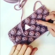 How to knit bobble stitch video tutorial