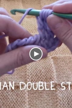 Tunisian Double Stitch