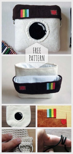 Crochet Bag Instagram Logo