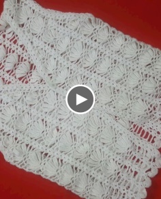 New floral crochet shrug pattern for women  How to crochet a shrug  Part- 2 Woolen Tutorial  6