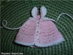 CHILDRENS CLOTHING  DRESS AND CROCHET SHOES